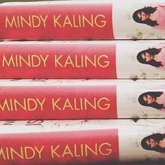 Just me and @mindykaling tonight...doing some secret project stuff. Bwahaha.