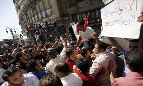 Cairo demonstration against the Freedom and Justice Party President Mohamed Morsi. The FJP, which is allied with the Muslim Brotherhood, was targeted for trying to dominate the country. by Pan-African News Wire File Photos
