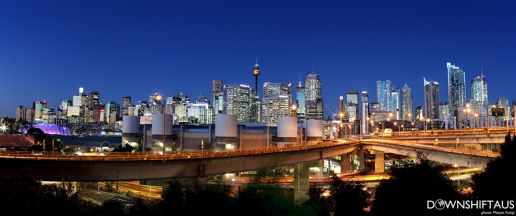 Sydney panorama night