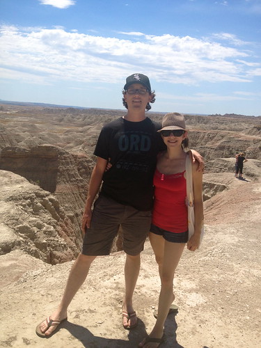 P and me in the Badlands