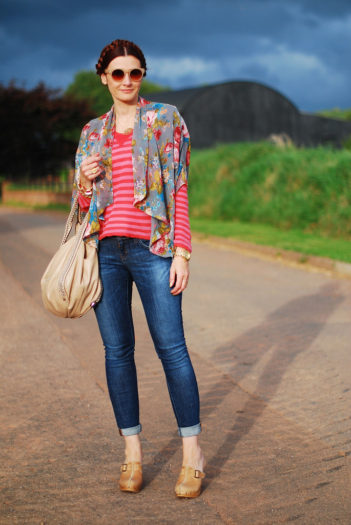 Funky Pattern Mix and Denim