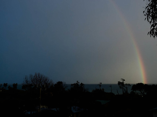Rainbow over Waratah Bay, Victoria (ii)