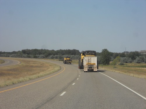 Convoy moving to Wyoming