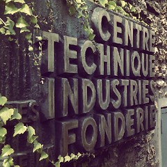 lovely metal letters, centre technique des industries de la fonderie