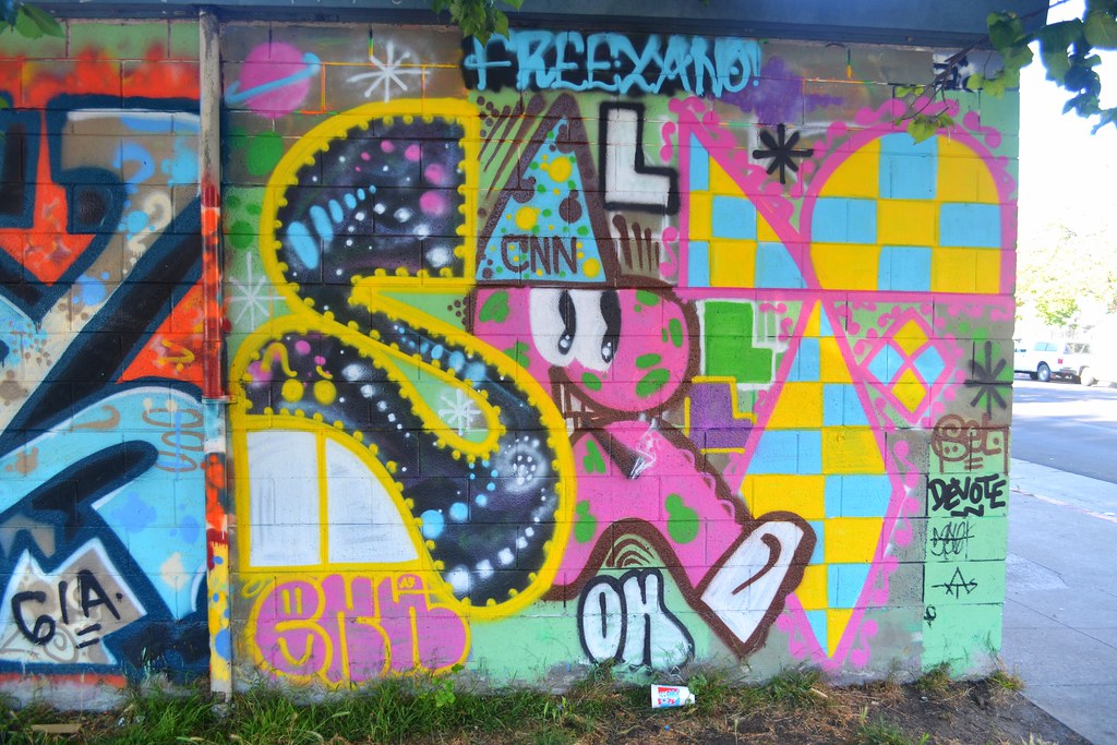 SELF, CNN, OH, Graffiti, Street Art, Oakland,