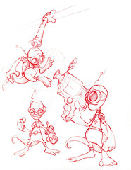 Ratchet & Clank Concept Art: Ratchet 1