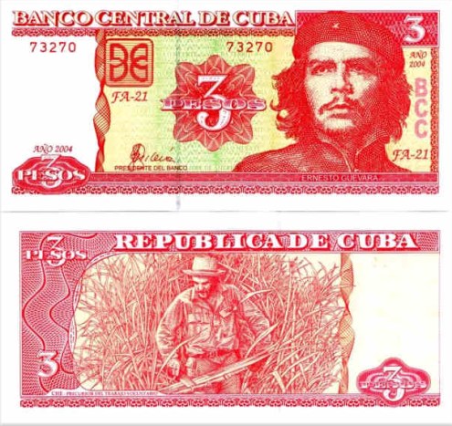 3 Pesos Kuba 2004, Che Guevara, Pick 127