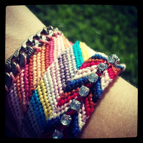 Embellished friendship bracelets