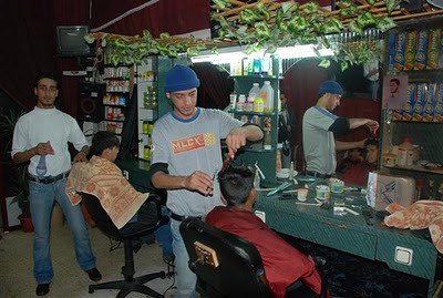 Gaza barber shop