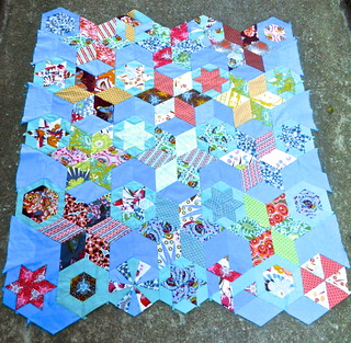 Loulouthi hexies, started summer 2011, now almost done