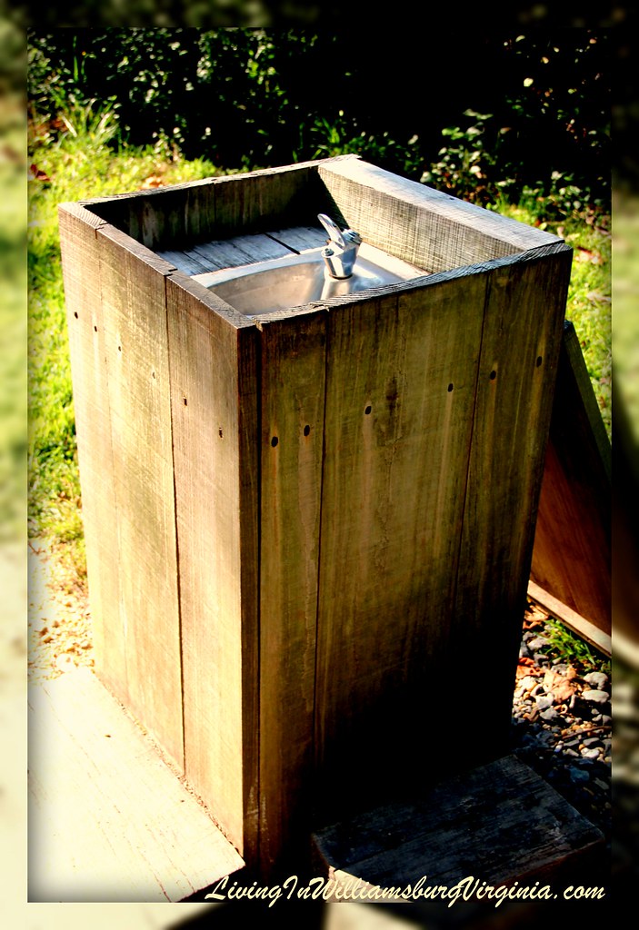 Colonial Camoflauge Drinking Fountain