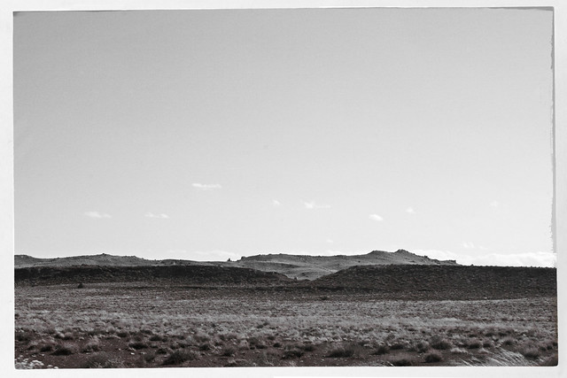 Approaching Meteor Crater, Arizona