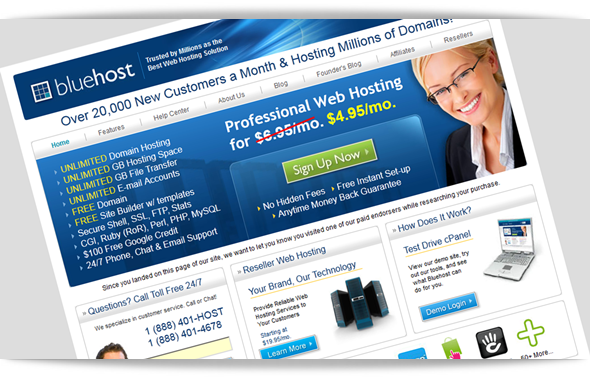 Bluehost Web Hosting Discount