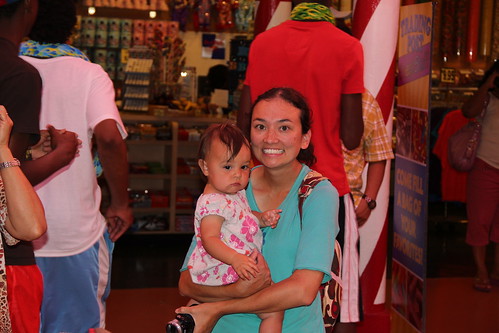 Jovie and Momma in the Adventuredome