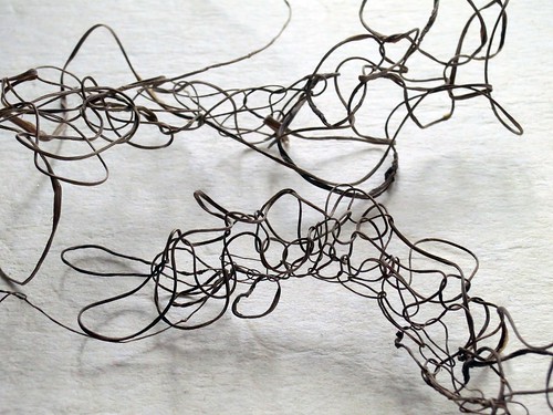 knitted bio-paper thread