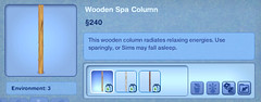 Wooden Spa Column
