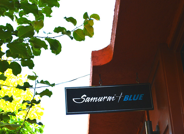Samurai Blue Sign