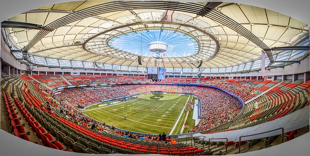 CFL Football: BC Place Stadium