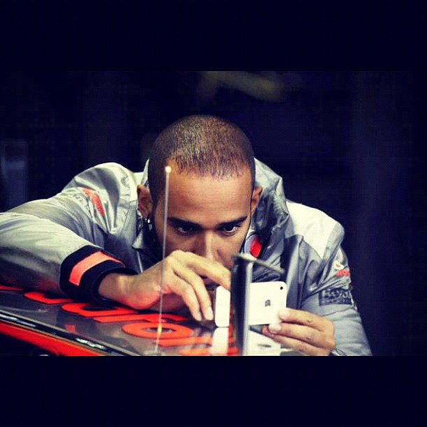 @lewishamilton caught instagraming, either that or he is selling his car in the Auto trader magazine. #autotrader #iphone #lewishamilton #mclaren #hamilton #f1 #formulaone #formula1 #motorsport #motorracing #caughtinstagraming #newsf1 #carforsale #forsale