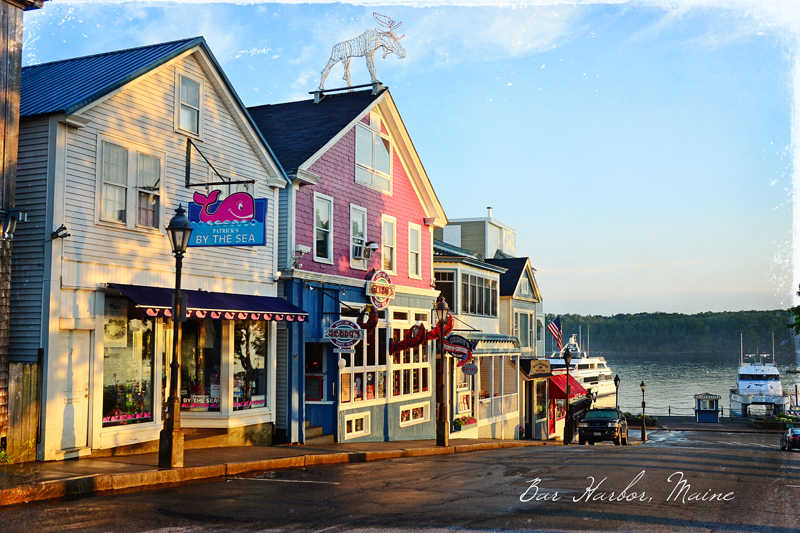 Early morning in Bar Harbor