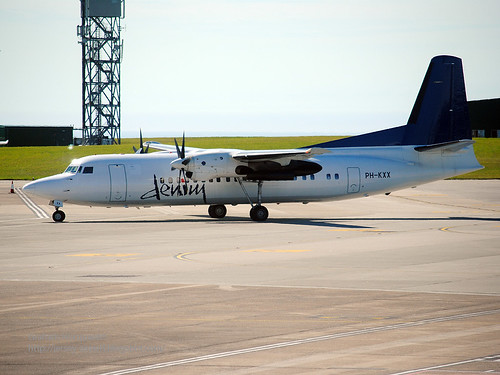 PH-KXX Fokker 50 by Jersey Airport Photography