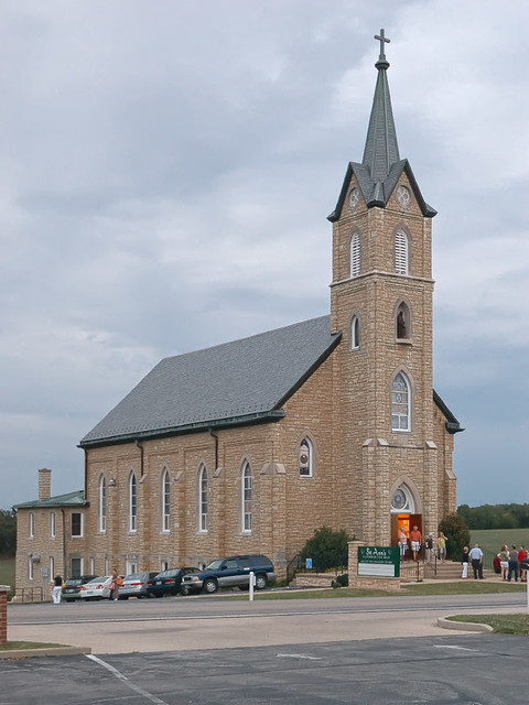 Saint Ann Roman Catholic Church, in Clover Bottom, Missouri, USA