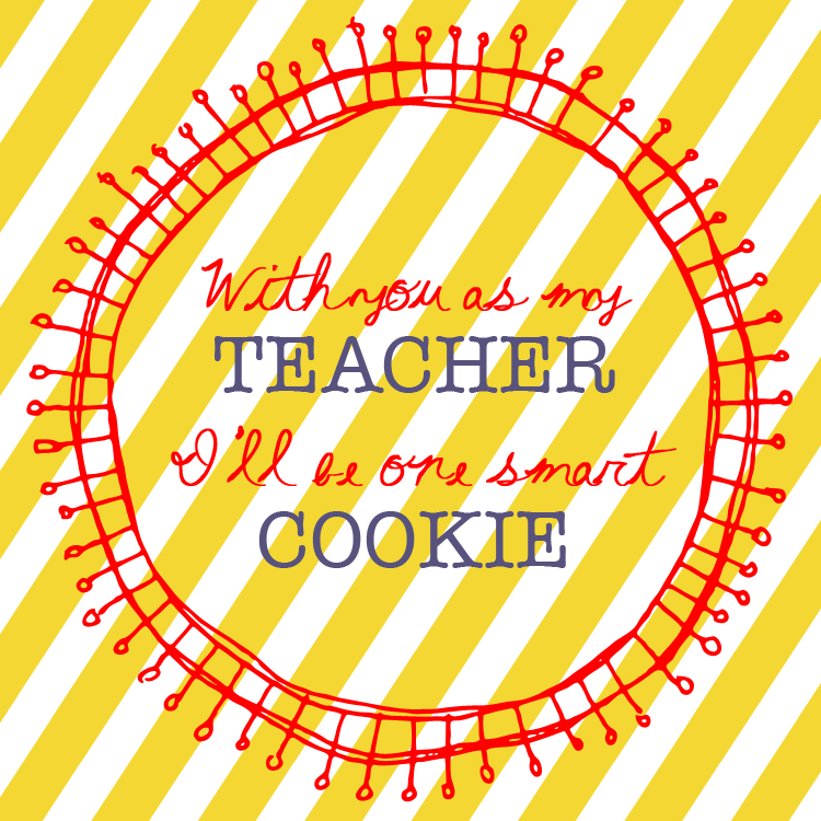 Smart Cookie Teacher Gift Printable
