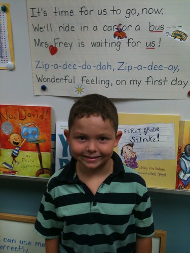 Zach's First Day Of First Grade!