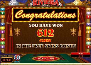 Riviera Riches Free Spins