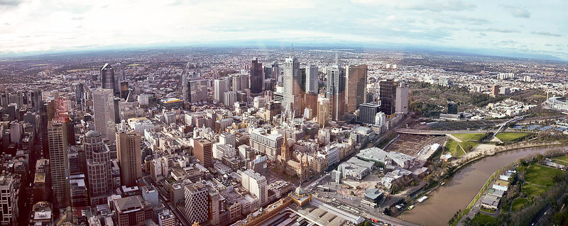 Melbourne from the Eureka Skydeck