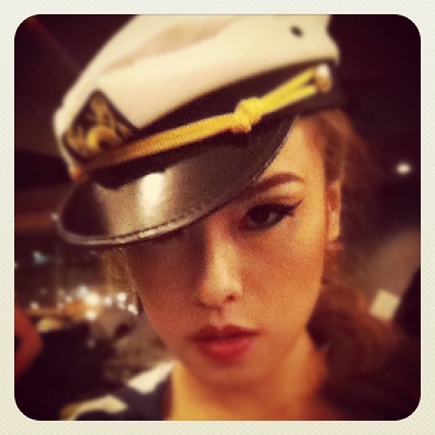 My sailor look tonight at the pool. Our last themed fashion show party. ❤❤❤ #fashion #ootd #lookoftheday #model #catwalk
