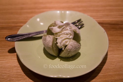 Green Tea Mochi Ice Cream at Teppanyaki Kyoto Restaurant