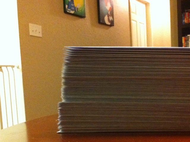 80 letters. This is how I spent my evening.