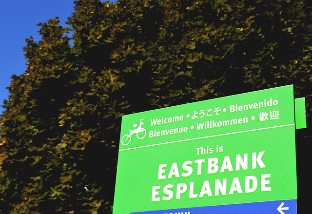 This is Eastbank Esplanade