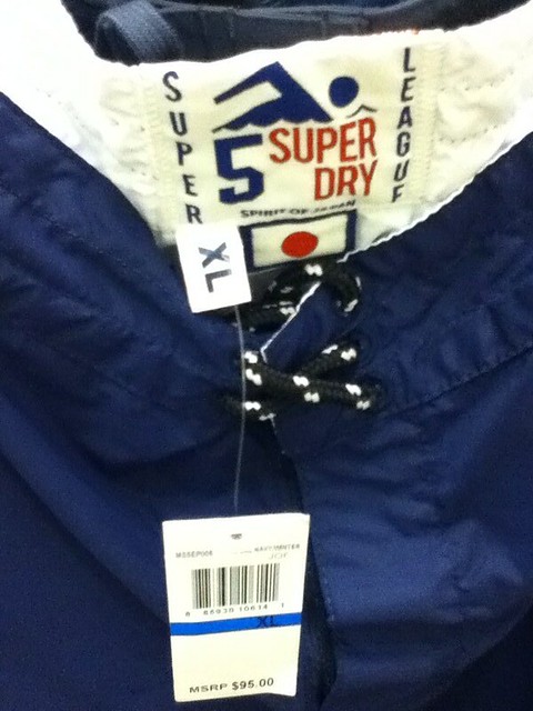 Superdry Swimwear $95 50% OFF