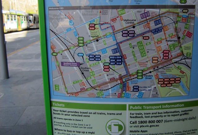 Swanston St maps out of date