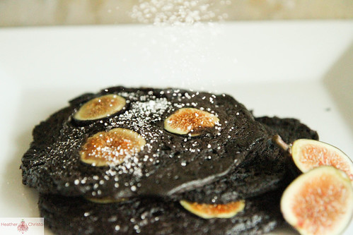 Chocolate Fig Pancakes