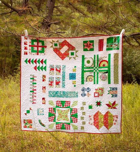 Block-a-Thon Christmas Quilt