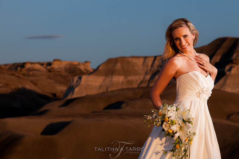 New Mexico Badlands - A Bridal Shoot