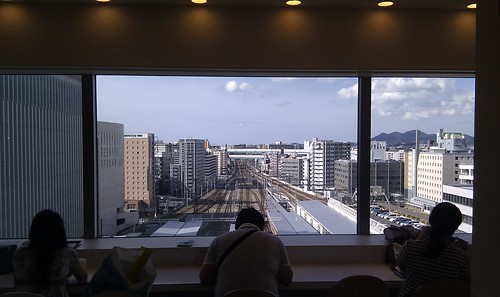 博多阪急8階からの眺め