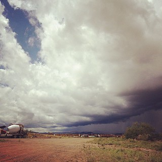 Storm clouds #arcosanti #arizona