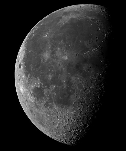 Moon prime focus - 070912 by Mick Hyde