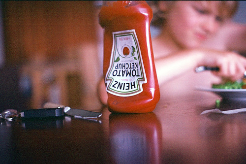 Still Life with tomato ketchup