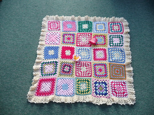 Thanks to everyone for contributing squares for this blanket.
