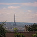 Eiffel tower view from montmartre