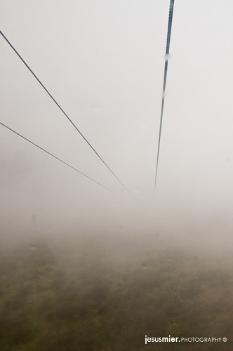 Niebla en el Teleferico de Quito