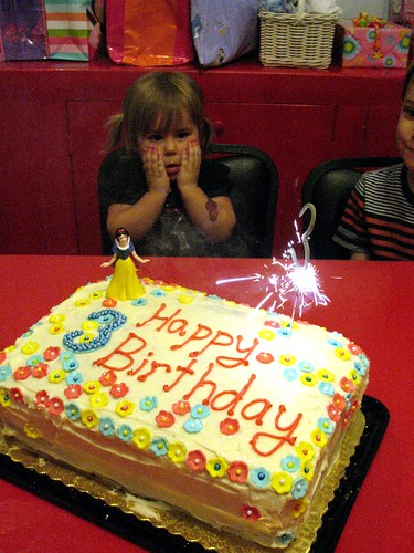 Karlie's third birthday party