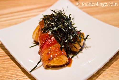 Bacon with Japanese Mochi at Teppanyaki Kyoto Restaurant