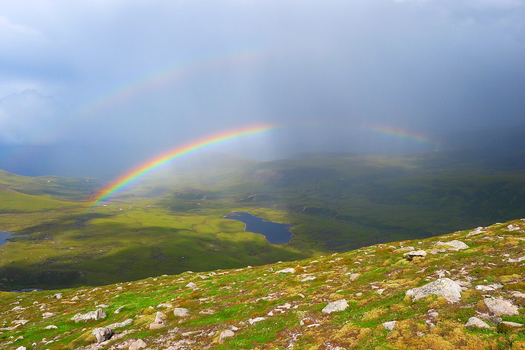 Rainbow over Glen Einich