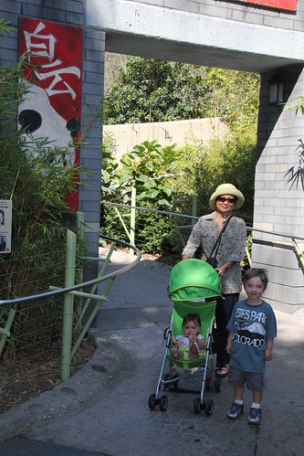 At the zoo with Grandma